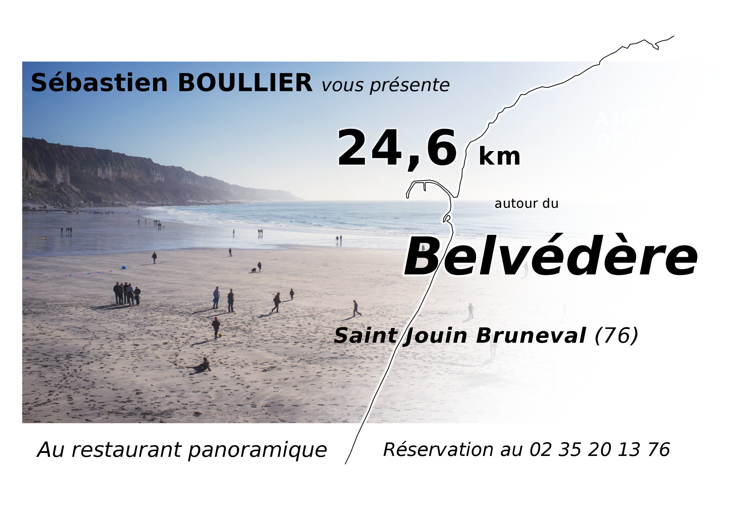 24,6 km autour du Belvédère